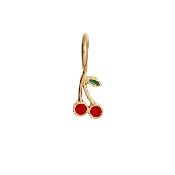 Petit cherry pendant enamel