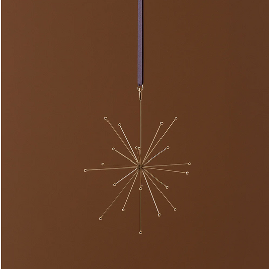 PEARL JULETOPSTJERNE - MESSING