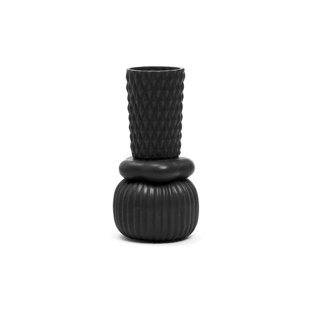 SAMSURIUM HONKABELL VASE / BLACK