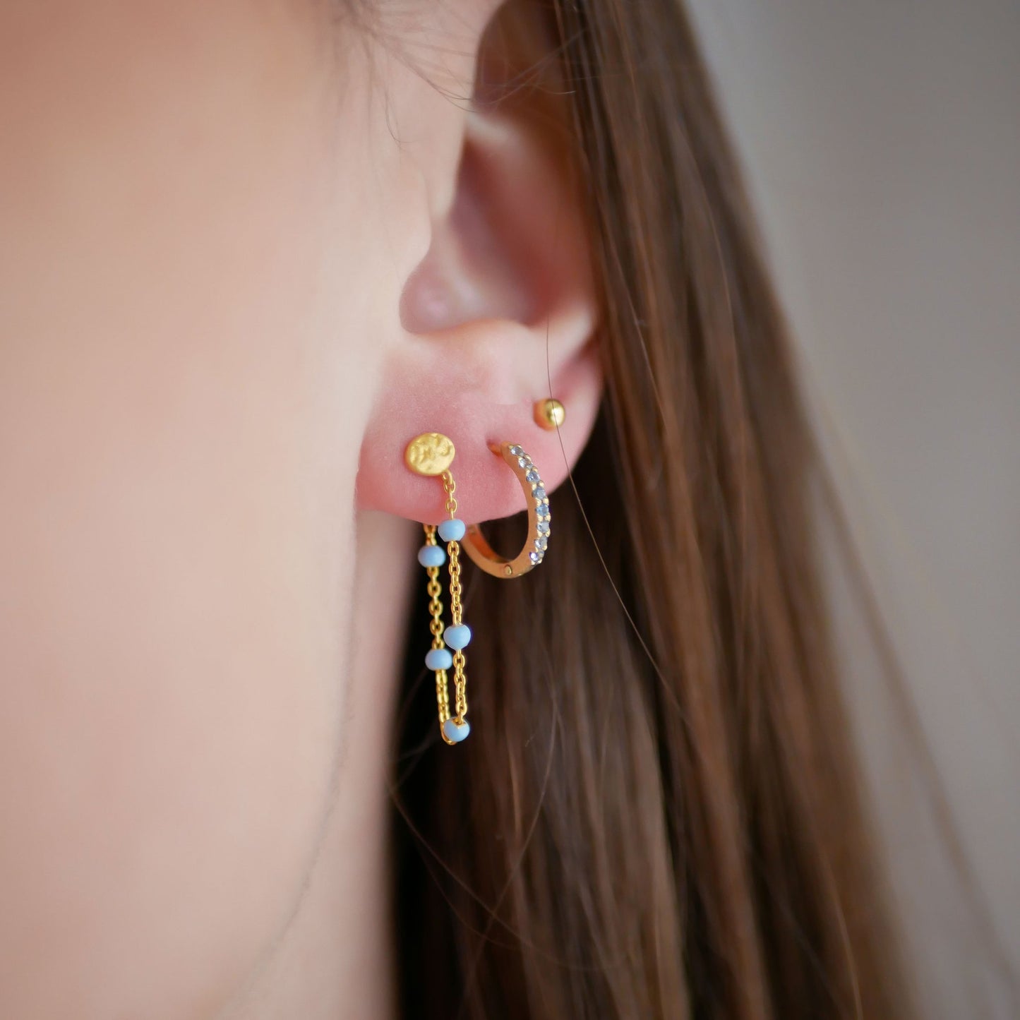 Lola earring / Sky