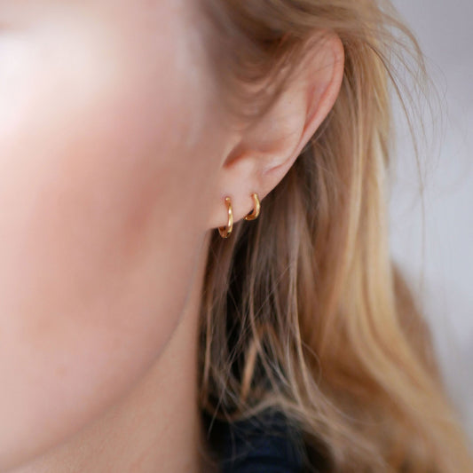 Classic hoops silver