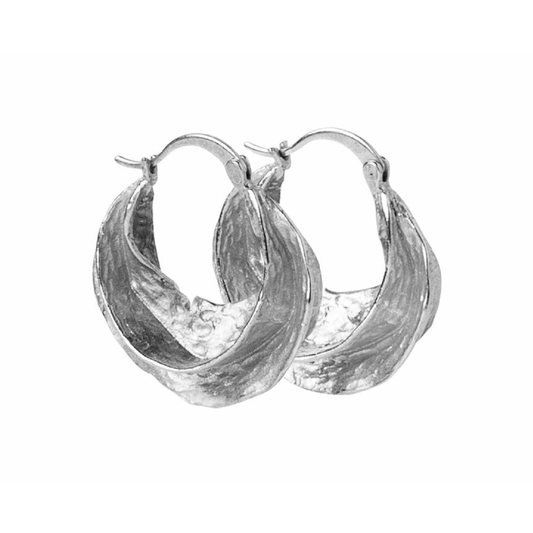 Africa enamel earring silver