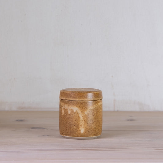 Oda krukke med låg / Brun