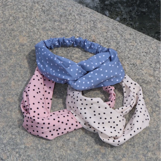 Dalmatiner hårbånd / Beige