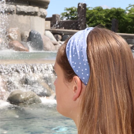 Dalmatiner hårbånd / Mocca