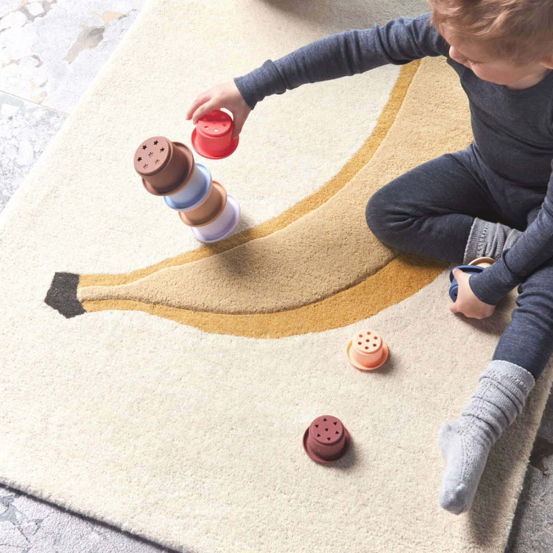 Tawa silikone stablekopper / Caramel & blue