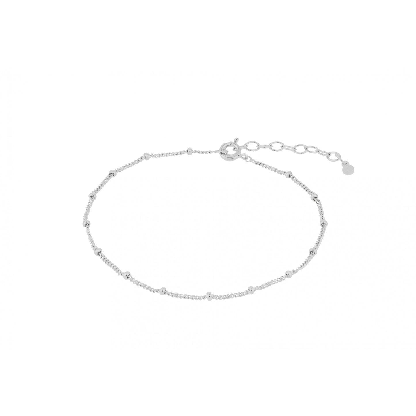 Solar anklet silver