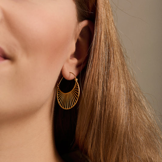 Daylight large earrings silve