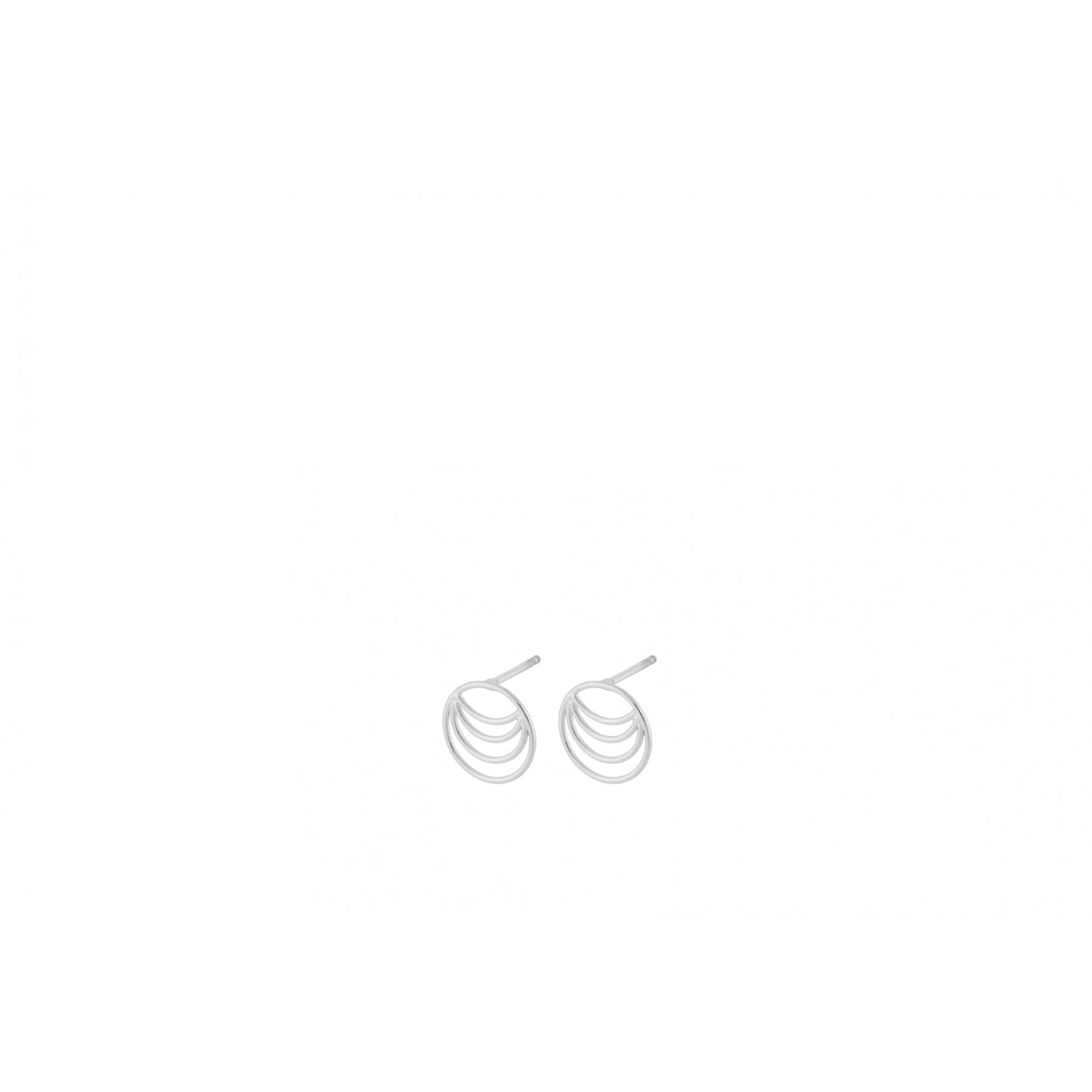 Silhouette earsticks silver