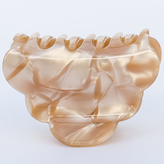 Mini Heaven hårklemme / Pearl creme