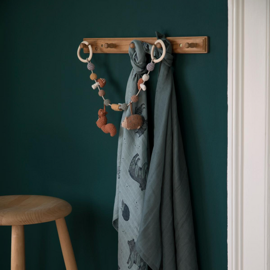 Hæklet barnevognskæde / Nightfall