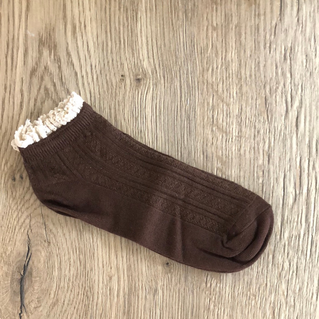 Bamboo sock m. blondekant