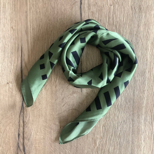Silketørklæde / Grøn