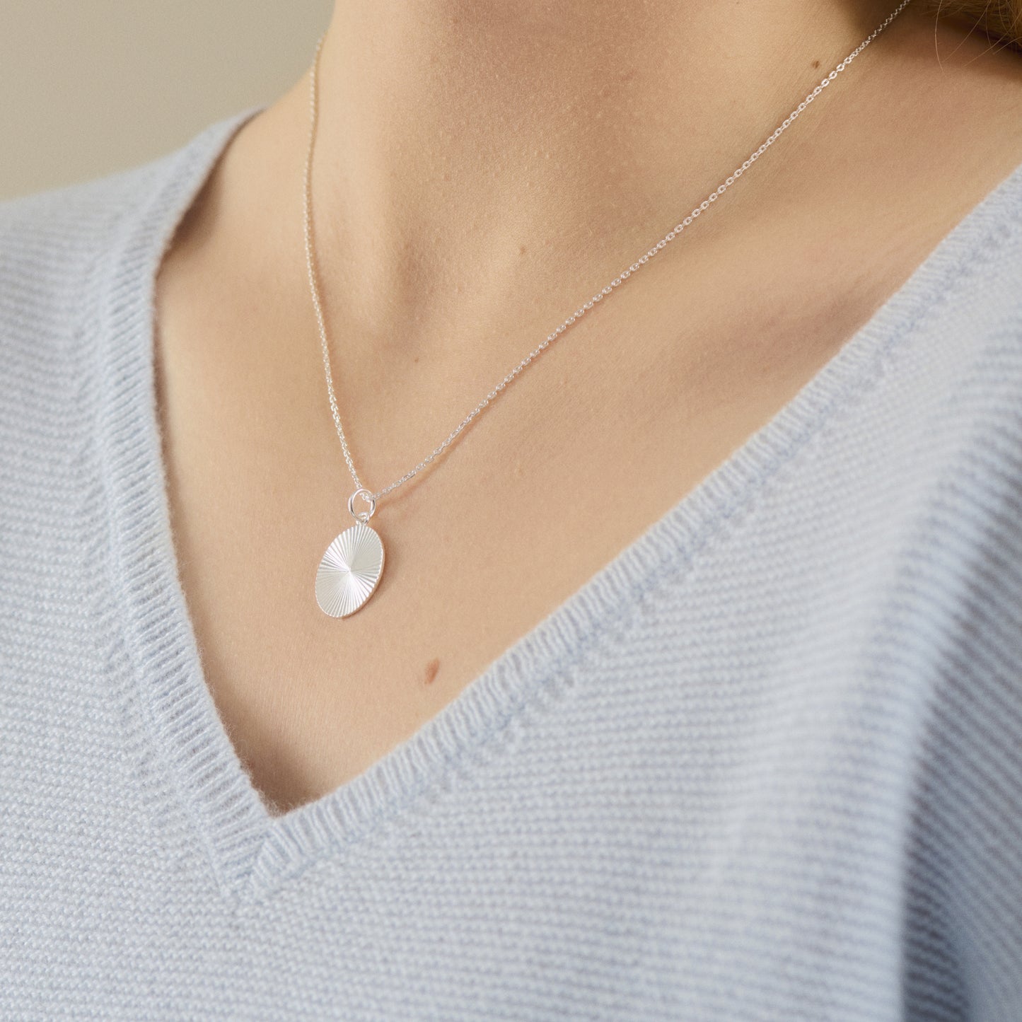 Ocean star necklace silver