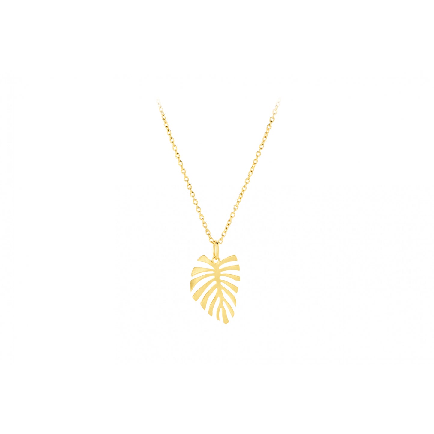 Fern leaf necklace