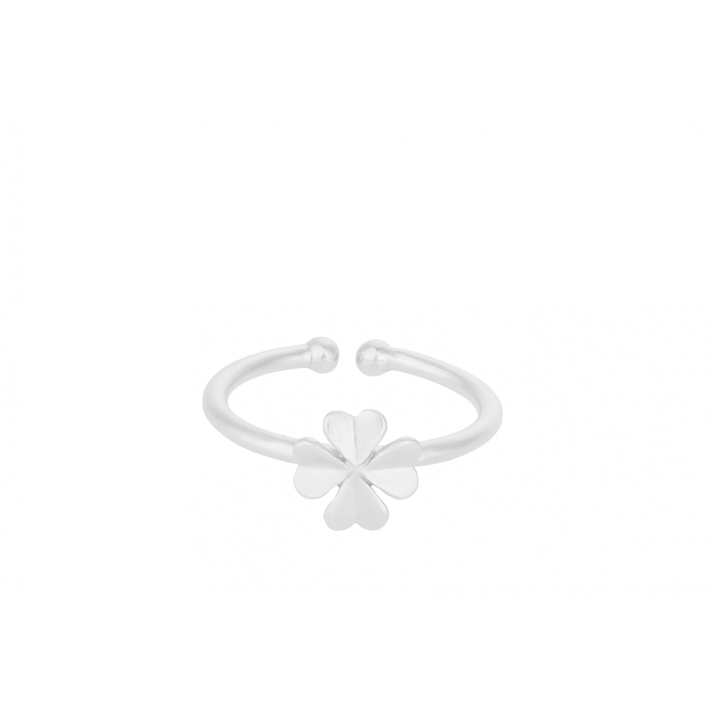 Clover ring silver