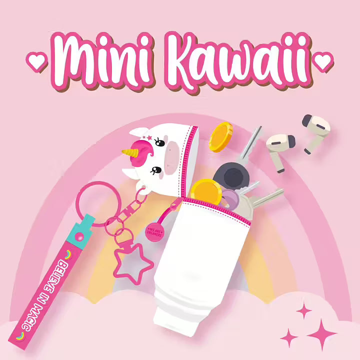Mini Penalhus/pung / nøglering / Unicorn