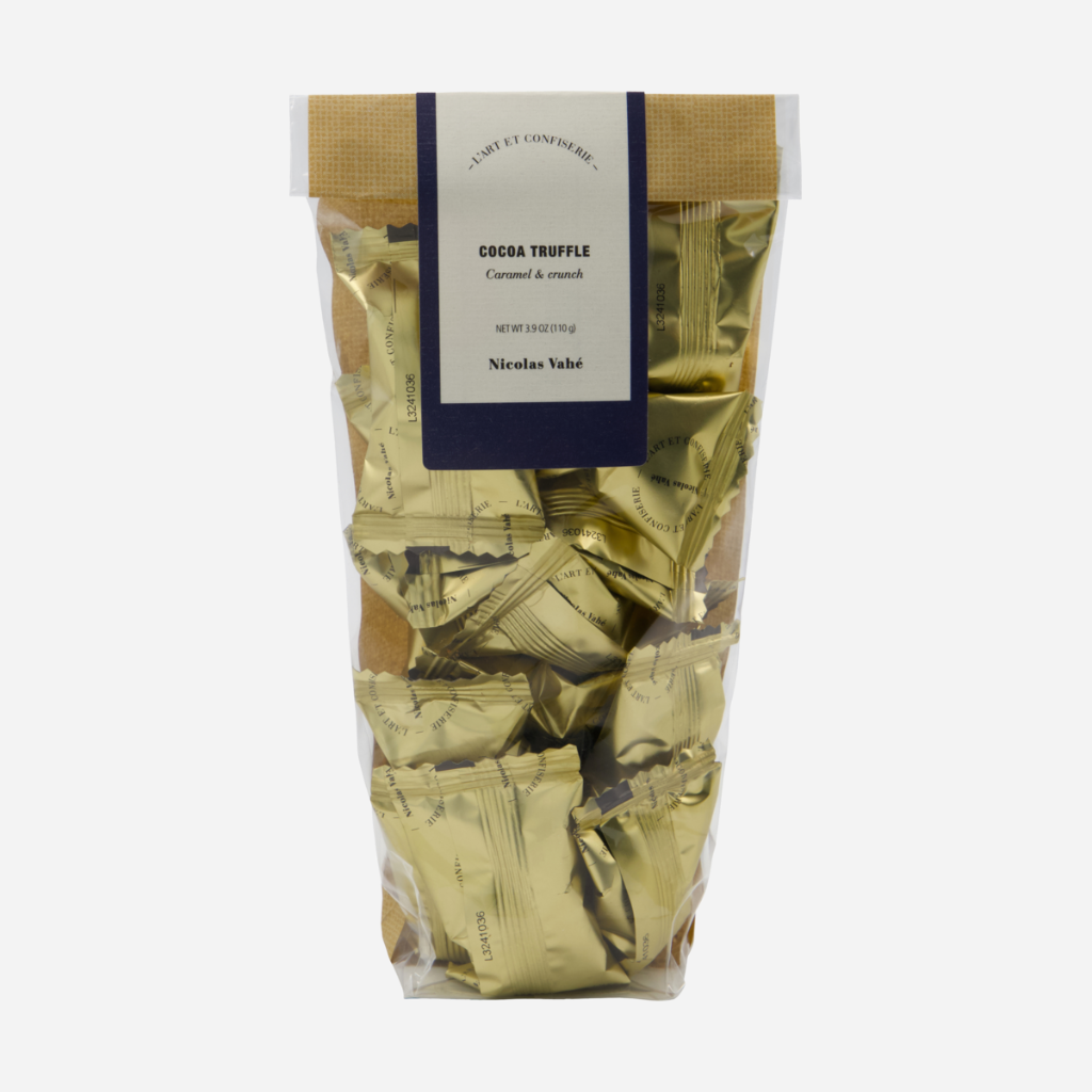 Cocoa truffles, caramel & crunch, 110 g