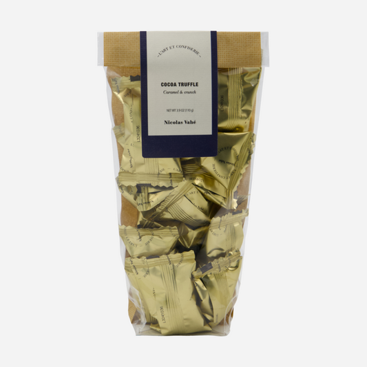 Cocoa truffles, caramel & crunch, 110 g