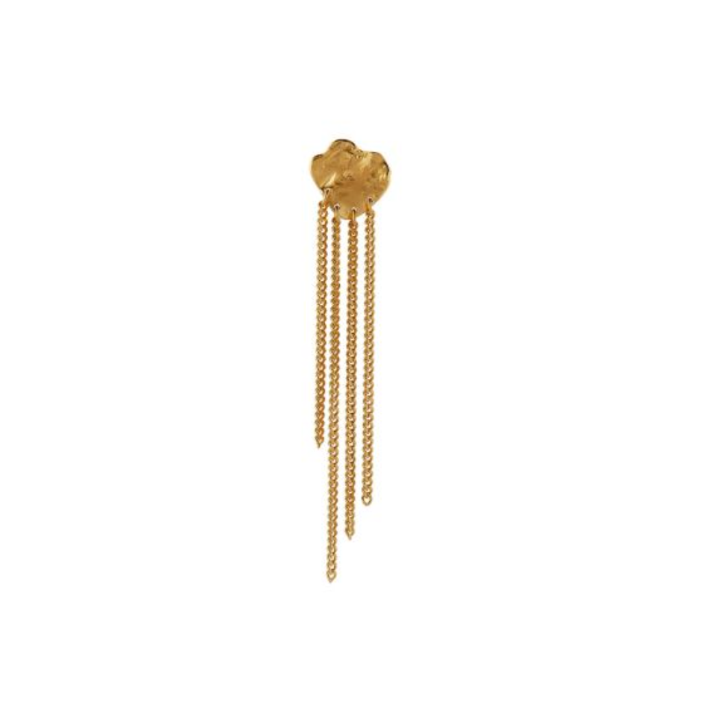 Shell Reflections Earring with Chains / Single