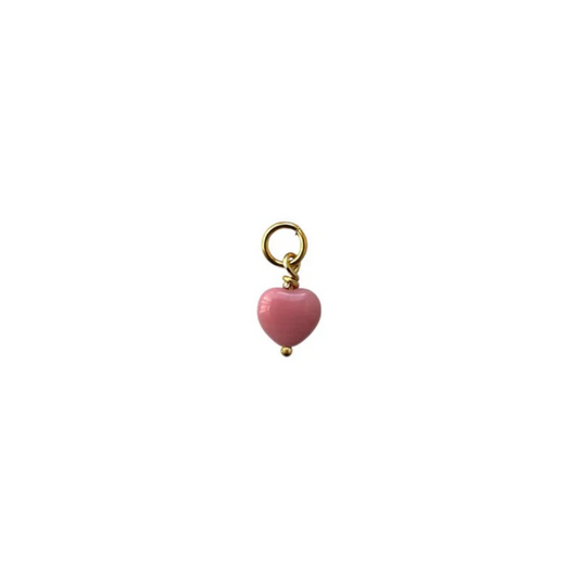 FRENCH PETITE HEART PENDANT / Vedhæng / Rose