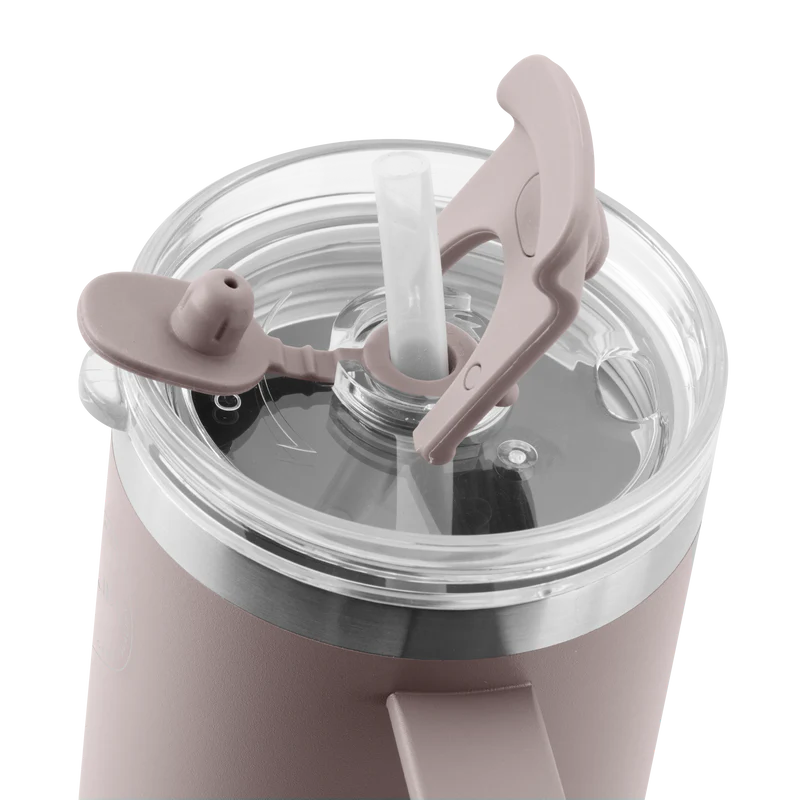 Thermo Cup with Straw 885 ml / Soft Rose