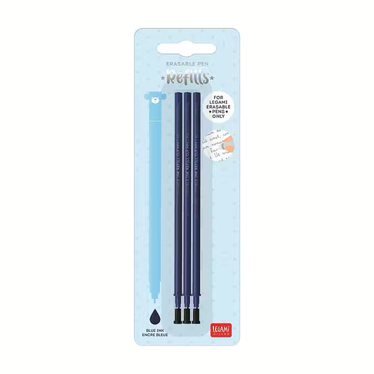 Refills til Erasable gel pens / 3 stk. / Blå