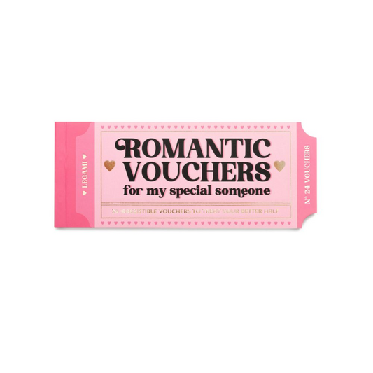 Gift Vouchers, sjove gavekort / Romantic