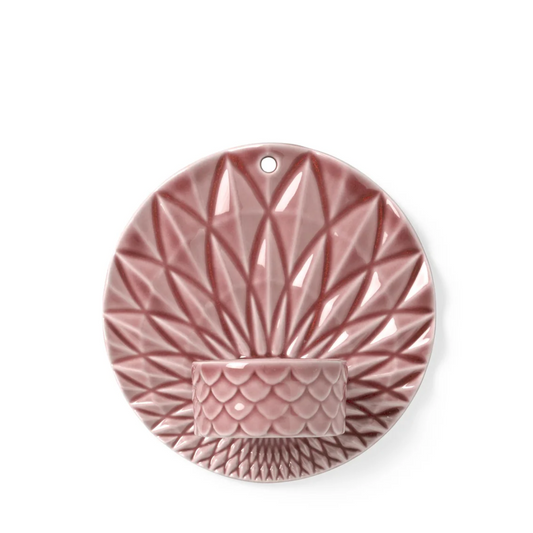 Pipanella væghængt fyrfadsstage / Rosa
