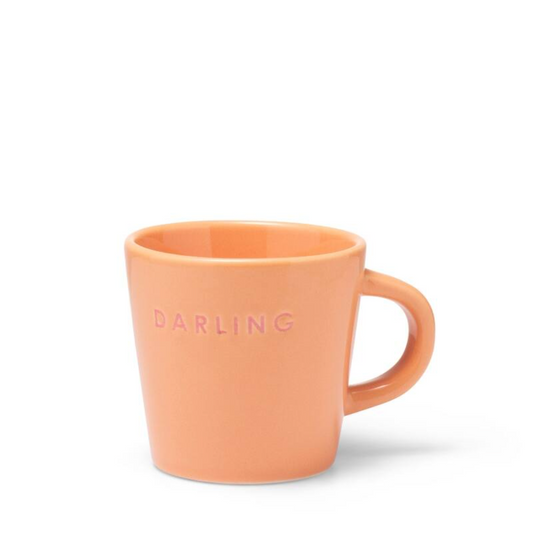 Ceramic espresso cup - DARLING orange 80ml