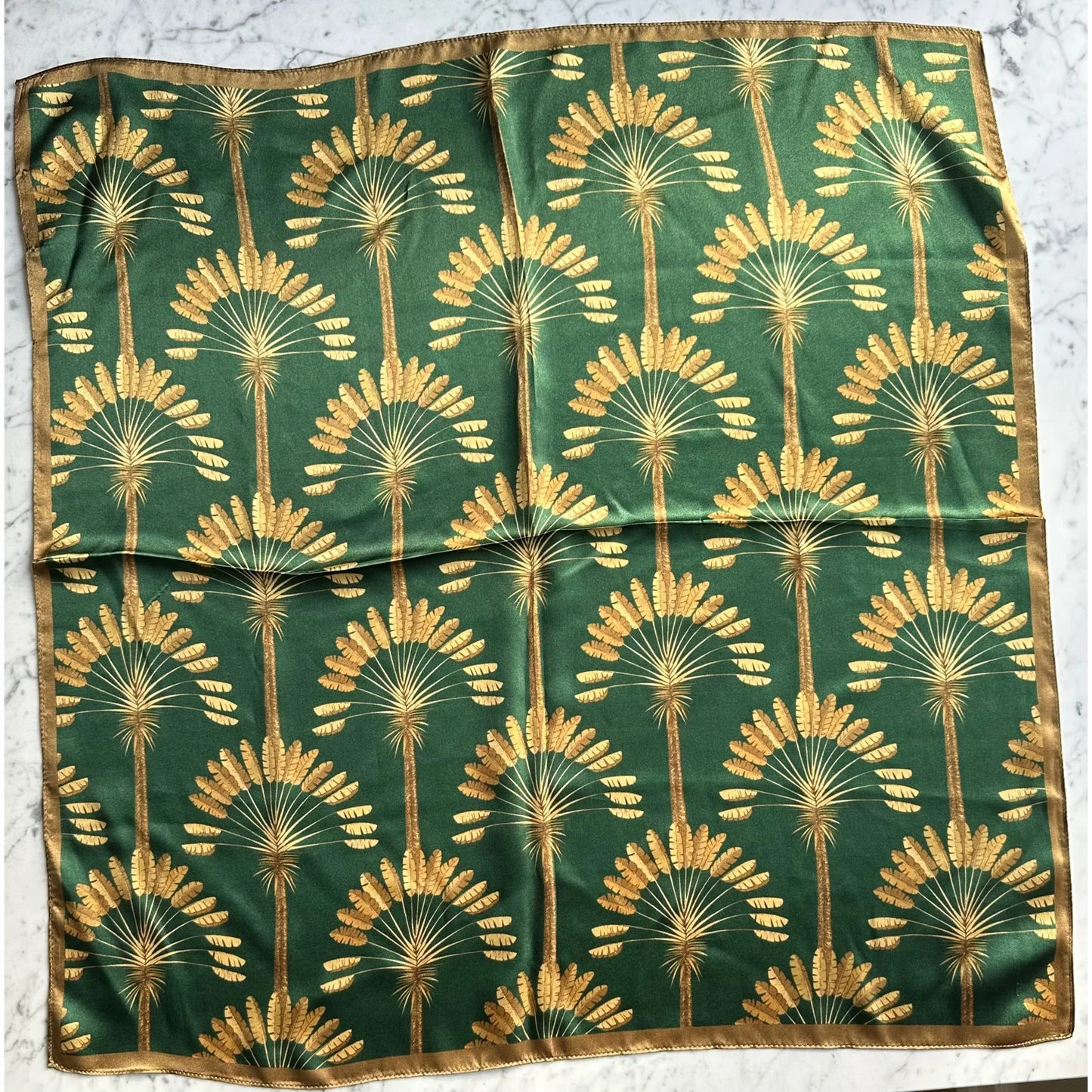 Silketørklæde / Cara - Grøn