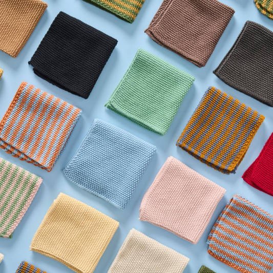 Karklud Mynte Blue Bell strikket