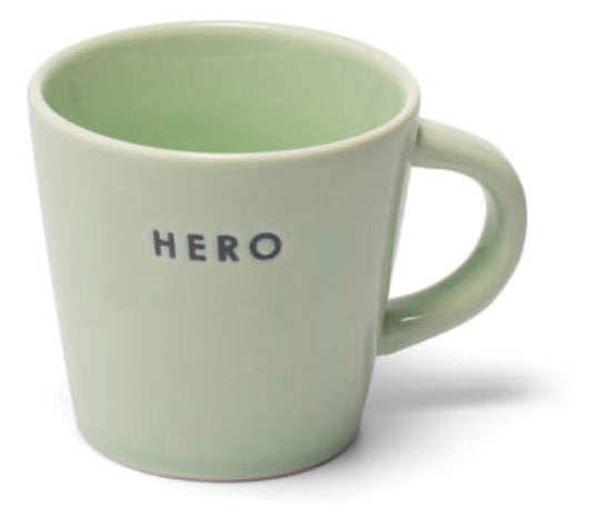 Ceramic espresso cup 80ml - HERO light green