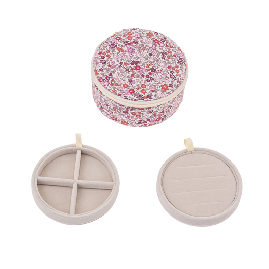 Jewelry box round / Liberty Pink