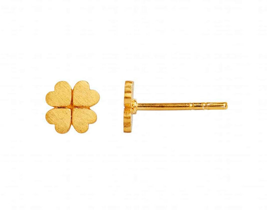 Clover earstick piece - OBS: Silver