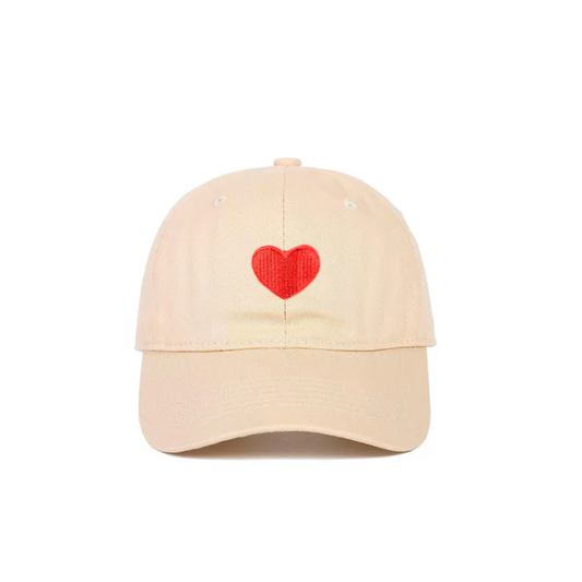Ronja Kasket / Beige Hjerte