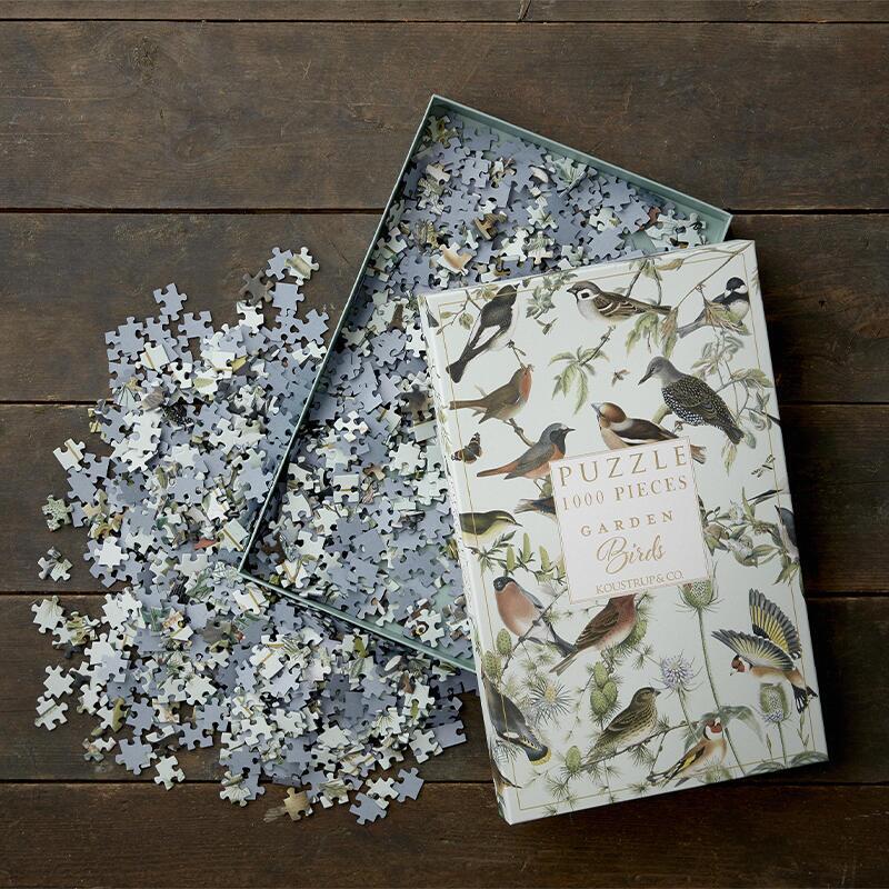 Puslespil / Garden birds / 1000 brikker