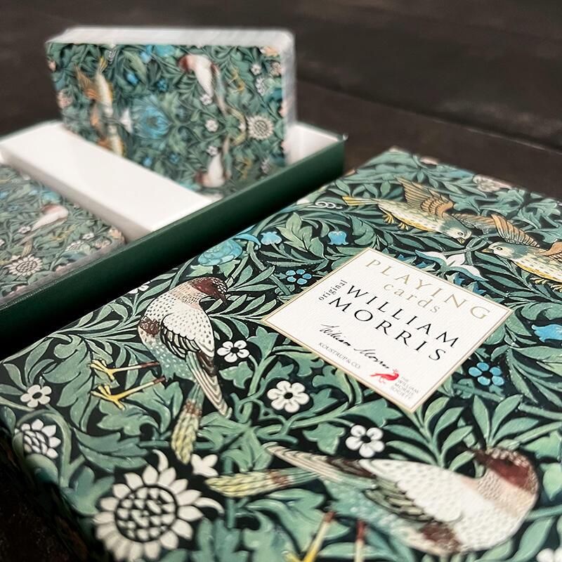 SPILLEKORT / William Morris Bird  / 2 sæt