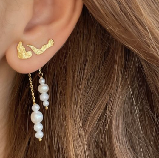 Pearl berries behind Ear - Single