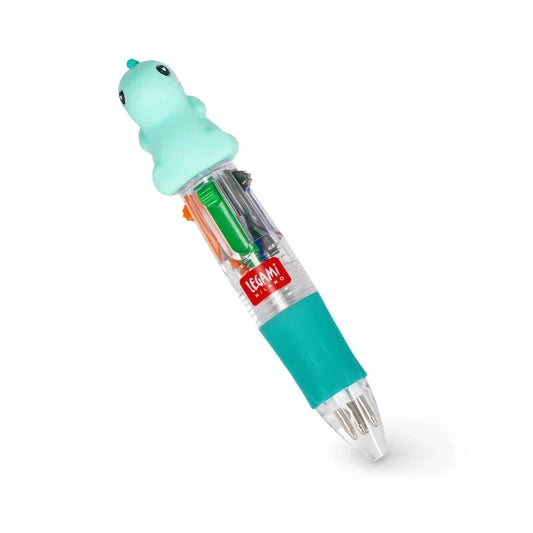 Mini magic rainbow Dino / Kuglepen med fire farver