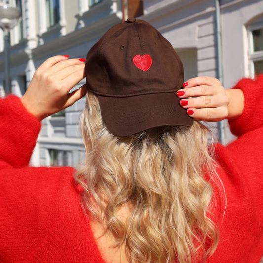 Ronja Kasket / Beige Hjerte