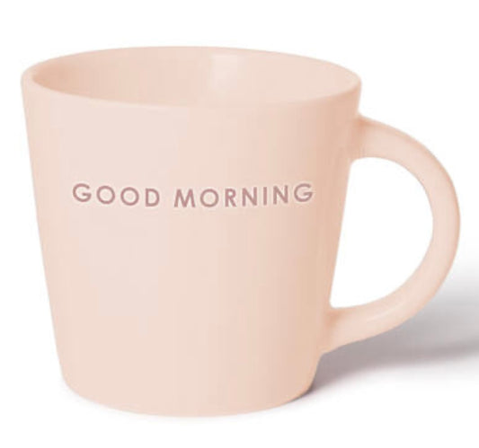 Ceramic cappucino cup 250ml - GOOD MORNING ecru