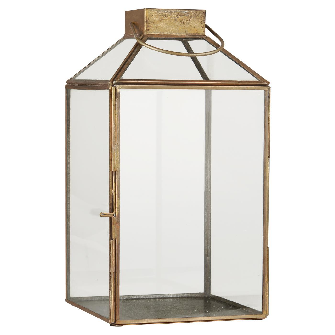 Lanterne Norr skrå glastop