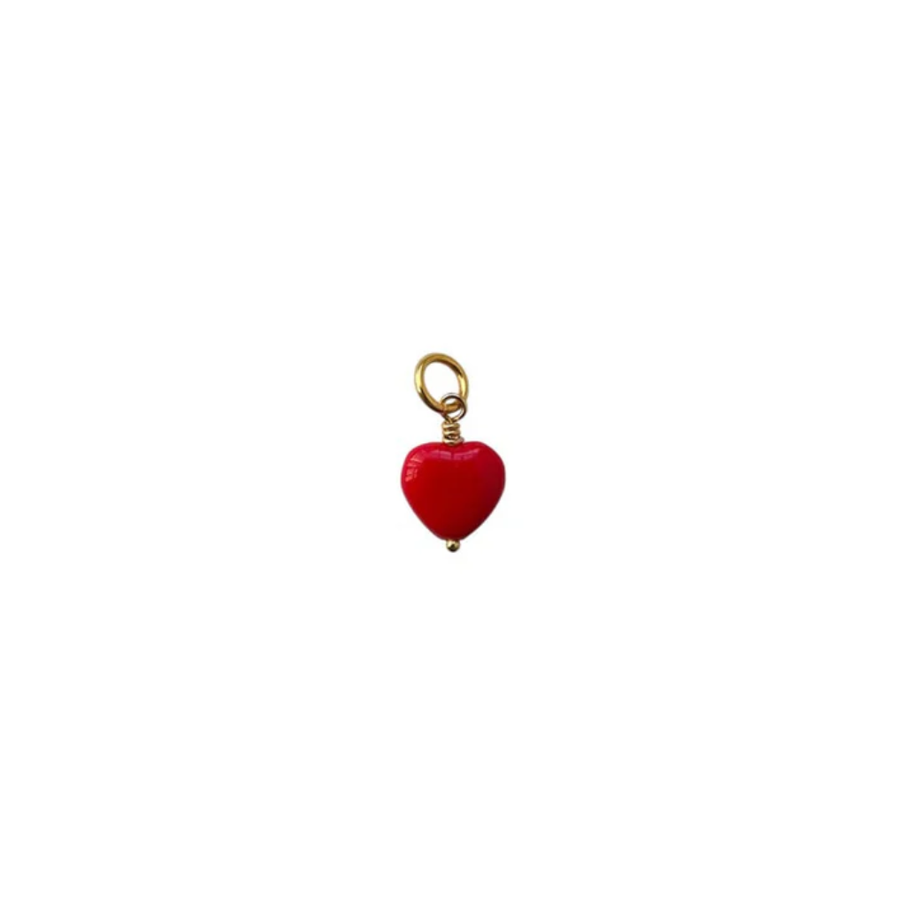 FRENCH HEART PENDANT / Vedhæng / Scarlet