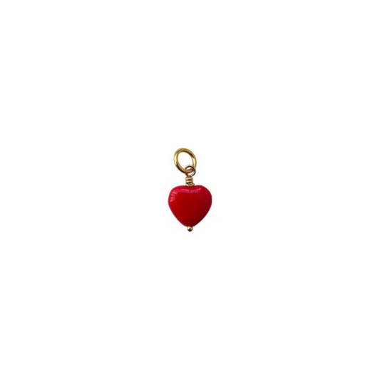 FRENCH HEART PENDANT / Vedhæng / Scarlet