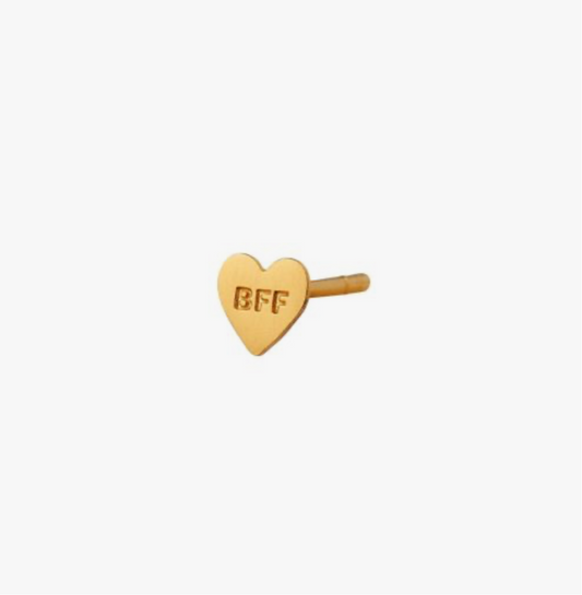 BFF Earring Gold - Single