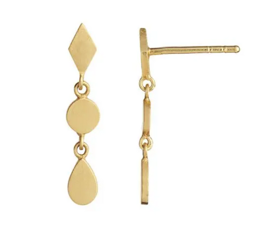 Dangling petit silhouetters Harlekin Drop - Single