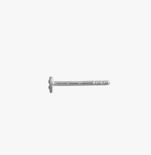 I love your heart Earring Silver - Single