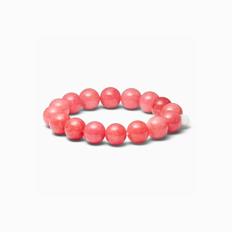 Chunky Redstone Quartz Stretch / Armbånd / Stor