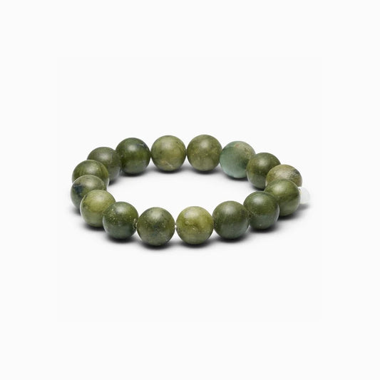 Chunky Southern Jade Stretch / Armbånd / Stor